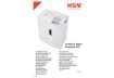 Immagine di Distruggidocumenti uso moderato HSM Shredstar X10 - P-4 - 20 L - taglio a frammenti 4,5x30 mm - 1045