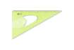 Immagine di Squadra ARDA Linea Elastika plastica flessibile verde trasparente 60° cm 30 EL6030