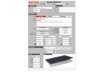 Immagine di Sottomano Doppio Neon Arda f.to 49x34,5 cm in plastica morbida Soft-touch nero 0107NEO1000