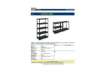 Immagine di EC - Scaffale a 5 ripiani TERRY Modulo 4080/5C 80x40x173,4 H cm nero 1002694