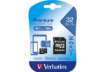 Immagine di Flash memory card Verbatim micro sdhc - classe 10 con adattatore 32 GB 44083