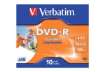 Immagine di DVD-R Verbatim standard stampabile 4.7 GB - Velocità 16x Jewel Case conf. da 10 - 43521