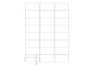 Immagine di Etichette universali Q-Connect bianco 66x33,9 mm - 24 et./foglio - conf. da 100 fogli - KF10639