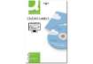 Immagine di Etichette universali Q-Connect per CD/DVD Ø 116 mm bianco 2. et/foglio Conf. 25 fogli - KF01579