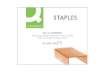 Immagine di Scatola 1000 punti per cucitrice Q-Connect 24/6 rame - KF01279