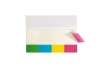 Immagine di Segnapagina Q-Connect Neon assortiti 25x45 mm blister 4 blocchetti da 50 - KF01225