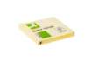 Immagine di Foglietti riposizionabili Q-Connect 63 g/m² giallo 76x76 mm 12 blocchetti da 100 ff - KF10502