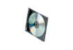 Immagine di Porta CD/DVD Q-Connect Slim Case standard sp. 5 mm nero/trasparente conf. 25 pezzi - KF02210