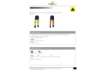 Immagine di Pantaloni da lavoro Delta Plus ad alta visibilità - classe 2 - 5 tasche - argento giallo fluo-blu -