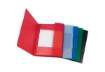 Immagine di Cartellina a 3 lembi Q-Connect A4 ppl dorso 3 cm verde KF02313