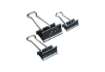 Immagine di Molle Double Click Q-Connect Foldback nero 19 mm conf. da 10 - KF01282