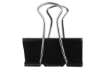 Immagine di Molle Double Click Q-Connect Foldback nero 24 mm conf. da 10 - KF01283