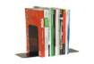 Immagine di Fermalibri a L Q-Connect 134x190 mm nero  Conf. 2 pezzi - KF03900