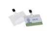 Immagine di Portabadge Q-Connect 85x54 mm con clip - rigido - conf. da 10 - KF14148