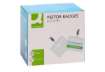 Immagine di Portabadge Q-Connect plastica 90x60 mm con clip Visitor badge apertura superiore - conf. da 25 - KF0