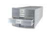 Immagine di Cassettiera IMPULS HAN in polistirolo con 4 cassetti chiusi per A4/C4 grigio-trasparente - 1012-63