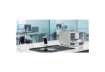 Immagine di Cassettiera IMPULS HAN in polistirolo con 4 cassetti chiusi per A4/C4 grigio-trasparente - 1012-63
