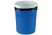 Immagine di Cestino gettacarte GRIP 18L HAN in polipropilene con 2 impugnature blu 18190-14