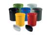 Immagine di Cestino gettacarte GRIP 18L HAN in polipropilene con 2 impugnature blu 18190-14