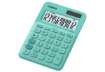 Immagine di Calcolatrice da tavolo CASIO solare o batteria - 12 cifre - Verde MS-20UC-GN-W-EC