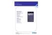 Immagine di Calcolatrice tascabile CASIO 10 cifre - solare e batteria Blu Scuro - SL-310TER+-WA-EP