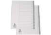 Immagine di Divisore numerico Q-Connect grigio 22,5x29,7 cm ppl 1-20 KF01828