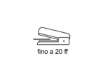 Immagine di Cucitrice a braccio lungo Q-Connect 20 ff nero KF02292