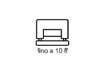 Immagine di Perforatore a due fori Q-Connect blu 10 fogli KF02153