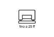 Immagine di Perforatore a 4 fori Q-Connect nero 25 fogli KF01238