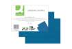 Immagine di Copertina per rilegatura Q-Connect A4 250 g/m² blu goffrato Conf. 100 pezzi - KF00500