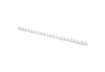 Immagine di Dorsi a spirale in PVC per rilegatura Q-Connect A4 - 21 anelli 12 mm - fino a 80 ff bianco - conf. 1