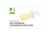 Immagine di Pouches autoadesive per plastificatrici Q-Connect 2x125 µm finitura lucida A4 Conf. 25 pezzi - KF240