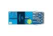 Immagine di Penna a sfera a scatto Schneider K 15 ricaricabile tratto M blu Conf. 50 pezzi - P003083