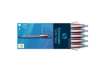 Immagine di Penna a sfera a scatto Schneider Slider Rave ricaricabile tratto XB rosso P132502
