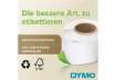 Immagine di Rotolo da 320 etichette Dymo LabelWriter Disch./Badge 54x70 mm bianco S0722440