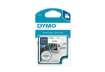 Immagine di Nastro per etichettatrici Dymo D1 Nylon 12 mm x 3,5 m nero/bianco S0718040