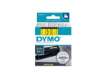 Immagine di Nastro per etichettatrici Dymo D1 9 mm x 7 m nero/giallo S0720730