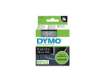 Immagine di Nastro per etichettatrici Dymo D1 12 mm x 7 m bianco/trasparente S0720600