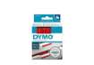 Immagine di Nastro per etichettatrici Dymo D1 19 mm x 7 m nero/rosso S0720870