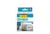 Immagine di Nastro per etichettatrici Dymo D1 24 mm x 7 m nero/giallo S0720980