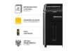 Immagine di Distruggidocumenti uso frequente FELLOWES Powershred 225Ci P-4 60 L taglio a frammento 4x38 mm - 462