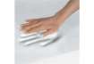 Immagine di Tappetino mouse con poggiapolsi FELLOWES Memory Foam - argento 27,6x23,2x3,2 cm - 9175801
