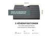 Immagine di Poggiapiedi FELLOWES regolabile Office Suites nero/argento 8035001