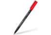 Immagine di Penna a punta sintetica Staedtler Lumocolor permanent pen 318 F rosso 318-2