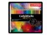 Immagine di Matite colorate Stabilo CarbOthello tratto 4,4 mm assortiti scatola di metallo da 24 - 1424-6