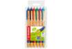 Immagine di Penne a sfera a scatto Stabilo Pointball  0,5 mm assortiti astuccio da 6 - 6030/6