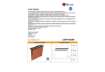 Immagine di Cartella sospese orizzontali per cassetti CARTESIO 33 cm fondo V arancio Conf. 50 pezzi - 100/330-B2