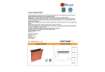 Immagine di Cartelle sospese orizzontali per cassetti CARTESIO PLUS 33 cm fondo V arancio Cf. 25 pezzi - 300/330