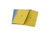 Immagine di Cartelline con tasca 4Mat A4 in carta woodstock 225 g/m² dorso 3 cm blu conf. da 10 pezzi - 3240 01