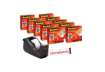 Immagine di Dispenser C60 per nastro adesivo Scotch® Crystal 600 nero + 10 rotoli 19 mm x 33 m - 6-1933R10TPC